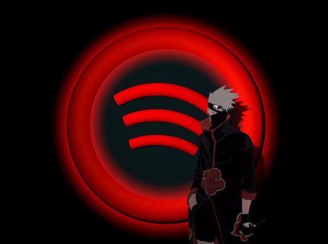 Naruto Spotify Icon, Naruto App Icon Covers, Anime App Icons Spotify, Spotify Anime Icon, Naruto Widgets, Iphone Red Wallpaper, Anime Snapchat, Android App Icon, Spotify Icon