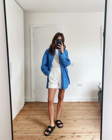 Relaxed Style Outfits, Relaxed Summer Outfits, Birkenstock Outfit Summer, Relax Outfit, Birkenstock Outfit, Relaxed Outfit, Spring Summer Outfits, Relaxed Style, Outfits Casuales