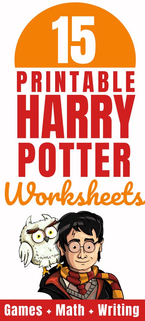 The ultimate list of free, printable Harry Potter worksheets for math, reading and writing. Plus, Harry Potter science experiments, free printable board games, writing prompts and fun Harry Potter recipes! Harry Potter Science, Harry Potter Yoga, Free Printable Board Games, Harry Potter Unit Study, Harry Potter English, Harry Potter Lessons, Prompts Drawing, Harry Potter Writing, Harry Potter Recipes