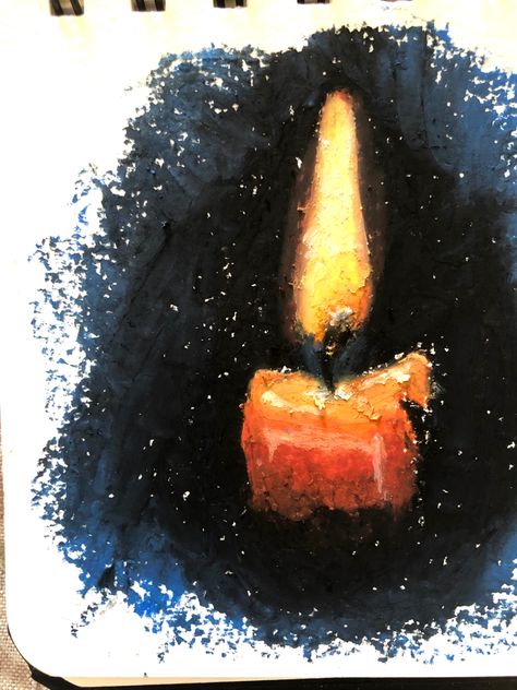 #art #candle #oilpastel #oilpastels Candle Oil Pastel, Halloween Oil Pastel Art, Candle Drawing, Dripping Candles, Oil Pastel Art, Oil Pastel Drawings, Candle Art, Diary Ideas, Art Theme