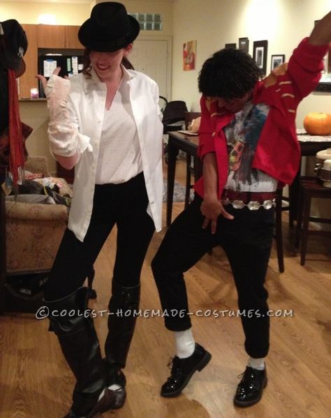 Black and White Michael Jackson Costume Michael Jackson Costume Women, Diy Michael Jackson Costume, Michael Jackson Outfits For Women, Music Costume Ideas, Michael Jackson Halloween Costume, White Michael Jackson, Michael Jackson Halloween, Michael Jackson Party, Michael Jackson Costume