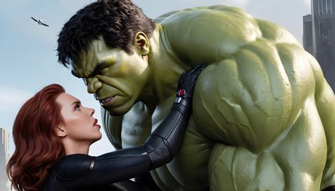 ArtStation - Big Hulk Loves Scarlett Johansson as black widow, Muscle Gain Animation Bruce Banner Hulk, Muscle Gain, Marvel Avengers Movies, Disney Infinity, Bruce Banner, Avengers Movies, Gain Muscle, Marvel Art, Black Widow