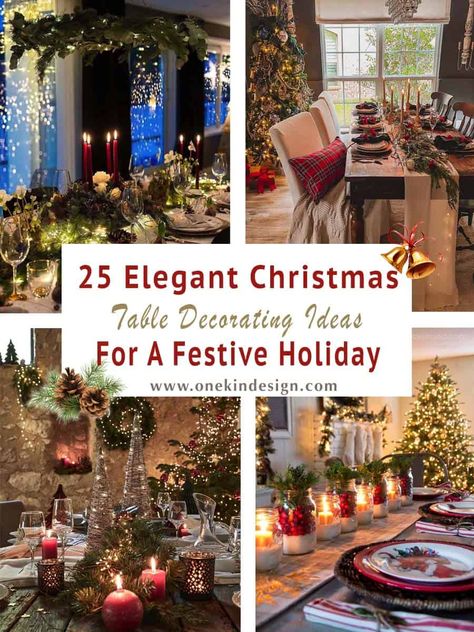 Holiday Tablescapes Christmas, Christmas Tablescapes Elegant, Christmas Table Settings Elegant, Christmas Table Set Up, Elegant Christmas Table, Elegant Christmas Dinner, Christmas Dinner Table Settings, Table Decorating Ideas, Elegant Christmas Party