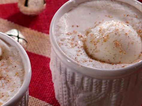 Ice Cream Eggnog Recipe : Nancy Fuller : Food Network Best Eggnog Recipe, Farmhouse Rules Recipes, Crown Roast Of Pork, Nancy Fuller, Christmas Meal, Eggnog Recipe, Egg Nog, Holiday Goodies, Banana Ice Cream