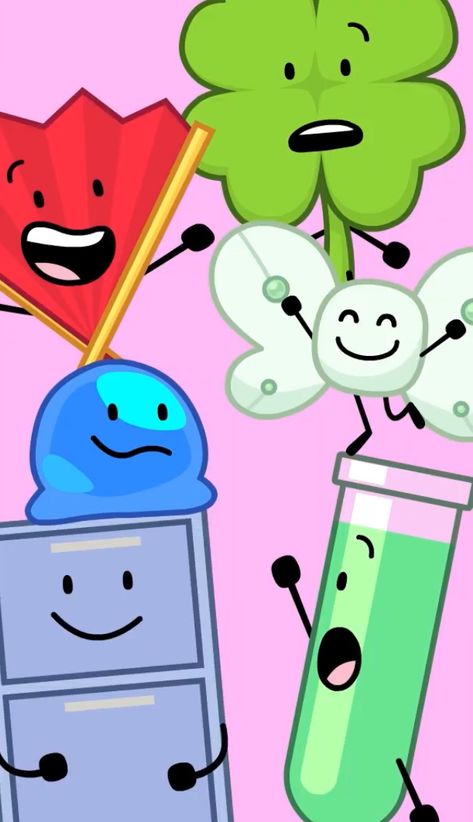 Object Shows Wallpaper, Bfdi Wallpaper Computer, Inanimate Insanity Poster, Object Show Wallpaper, Four Wallpaper Bfb, Fan Ii, Four Bfb Screenshots, Bfb Fourteen, The Power Of Two Bfdi