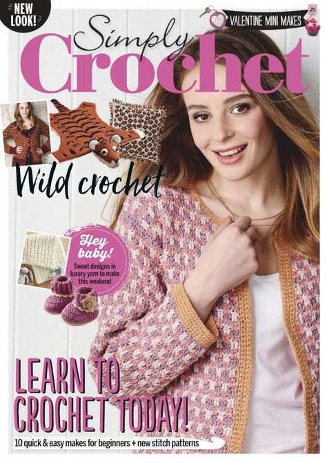 Crochet magazine Simply Crochet, Simply Knitting, Yarn Inspiration, Crochet Magazine, Knitting Magazine, Crochet World, Crochet Books, Crochet Patterns For Beginners, Love Crochet