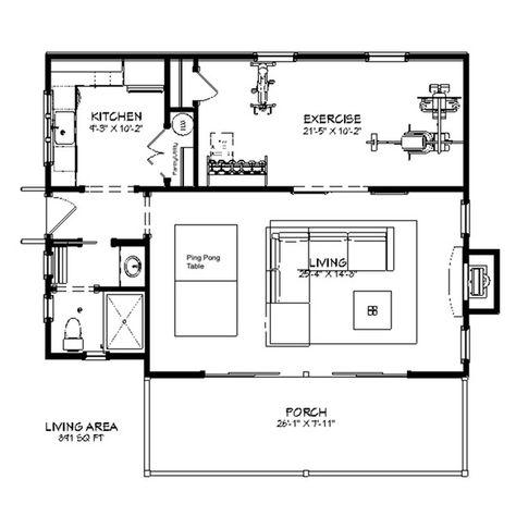 Pool House Guest House Combo, Pool House Guest House, Southern Living House, Pool House Designs, Southern Living House Plans, Pool House Plans, Best Tiny House, Retreat House, Southern House Plans