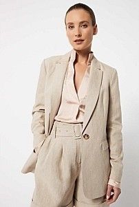 Linen Jackets Women, Linen Blazers Women, Woman Suit, Linen Jackets, Houndstooth Blazer, Classic Blazer, Striped Blazer, Womens Blazers, Linen Blazer