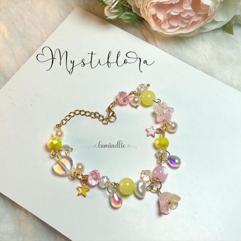 Twinkling Stars, Fairy Magic, Delicate Flowers, Enchanted Garden, The Fairy, Fancy Jewelry, Handmade Bracelet, Delicate Flower, Treat Yourself