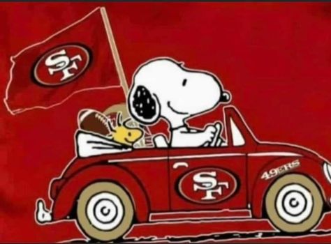 Sf Niners, 49ers Pictures, Snoopy Items, Linus Van Pelt, San Francisco 49ers Logo, Nfl Football 49ers, San Francisco 49ers Football, Lucy Van Pelt, Nfl 49ers