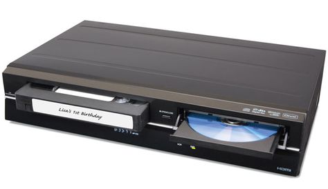 VCR to DVD converter. #awesome #gadget. Vhs To Dvd, Hammacher Schlemmer, Tech Toys, Tape Recorder, Vhs Tapes, Vhs Tape, Gadgets And Gizmos, Cool Tech, Cool Technology