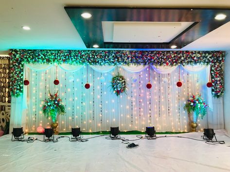 Dinner Stage Decoration, Stage Background Decoration, Haldi Function Decoration, Stage Decoration Photos, Naming Ceremony Decoration, Engagement Stage Decoration, Engagement Decoration, Reception Stage, Reception Stage Decor