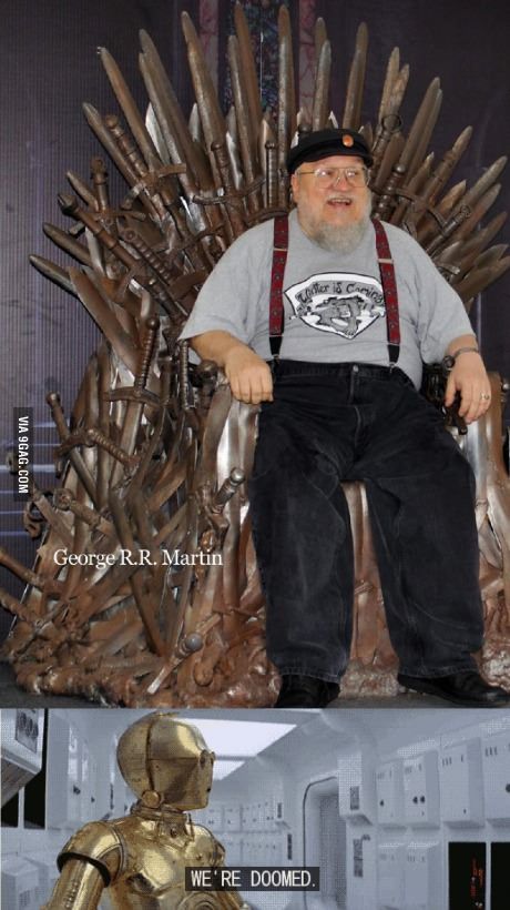 George R.R. Martin on the Iron Throne The Iron Throne, George R R Martin, George Rr Martin, Iron Throne, Movie Game, The Villain, Book Authors, Meme Pictures, New Memes