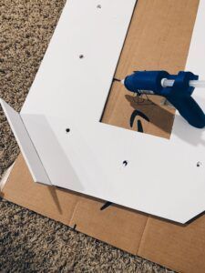 DIY Light Up Marquee Numbers – Lifestyle with Andrea Marquise Letters Diy, Diy Light Up Marquee Letters, Diy Light Letters How To Make, Diy Light Up Numbers Cardboard, Number Marquee Lights Diy, Diy Giant Marquee Letters, Light Up Numbers Giant Diy, Diy Marquee Numbers Foam Board, Diy Marquee Sign