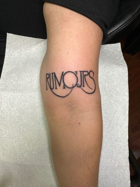 Rumours Tattoo, Fleetwood Mac Sara Tattoo, Silver Springs Tattoo Fleetwood Mac, 70s Music Tattoo, Tattoo Ideas Fleetwood Mac, Fleetwood Mac Tattoo Ideas, Silver Springs Tattoo, Fleetwood Mac Rumours Tattoo, Silver Springs Fleetwood Mac Tattoo