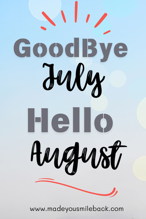 ✨ Say farewell to July and welcome August with open arms! 🌈 Embrace the new month’s opportunities, adventures, and sunny days ahead. 🌺 Let’s make August unforgettable! 💖  #GoodbyeJuly #HelloAugust #NewMonth #SummerVibes #MonthlyRefresh Goodbye July Hello August, Goodbye July, July Hello, Welcome August, Hello August, Showing Gratitude, Get More Followers, Open Arms, New Month