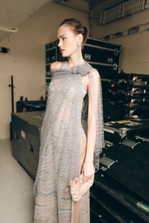 Backstage at the Giorgio Armani Spring 2025 ready-to-wear show Armani 2024, Georgia Armani, Spring 2025, New York Fashion Week, Get Dressed, Giorgio Armani, New York Fashion, Georgia, Fashion Show