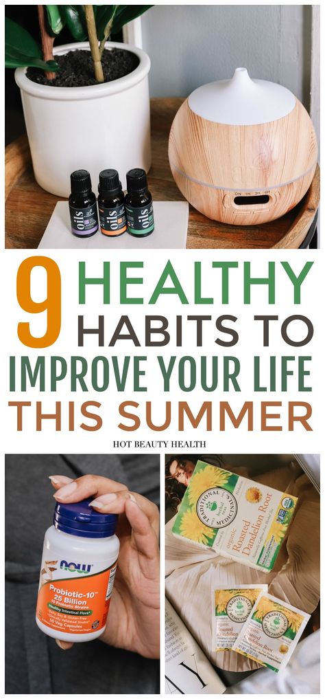 These health tips are awesome! I'll be incorporating a few of these healthy habits into my wellness routine all summer long. // #ad #healthyhabits #summer Summer Habits, Roasted Dandelion Root Tea, Transformation Tips, Roasted Dandelion Root, Earth Healing, Summer Health, Health Articles Wellness, Health Ideas, Wellness Inspiration