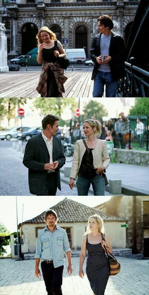 Before Sunrise Before Sunset Before Midnight Julie Delpy Before Sunrise, Before Sunrise Trilogy, Before Sunrise Movie, Before Trilogy, Julie Delpy, Ethan Hawke, Septième Art, Pose Fotografi, I Love Cinema