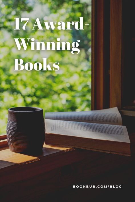 17 book award winners that you'll want to add to your reading list. #books #bestbooks #reading Nobel Prize Winners, National Book Award, Award Winning Books, Types Of Books, Nobel Prize, Book Awards, Reading List, Award Winner, Great Books