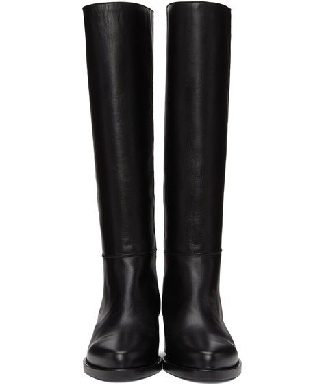 Womens Black Leather Riding Boots, Legres Boots, Black Riding Boots Outfit, Boots For Women 2022, Womens Tall Black Boots, Tall Black Boots Outfit, Boots Outfit For Women, Riding Boot Outfits, Celine Boots