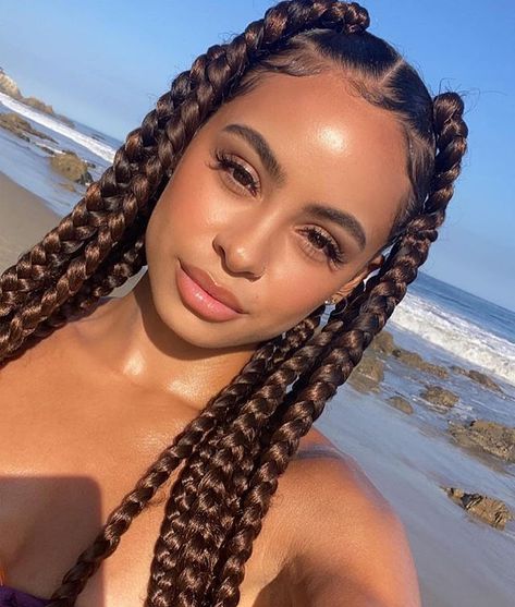 If you love getting your hair braided but you're not sure about the style, finding the best jumbo box braids for 2020 is a great idea. Jumbo Box Braids, Jumbo Braids, Braids Hairstyles, Box Braids, Braids, I Hope, Blonde, Hairstyles, Hair