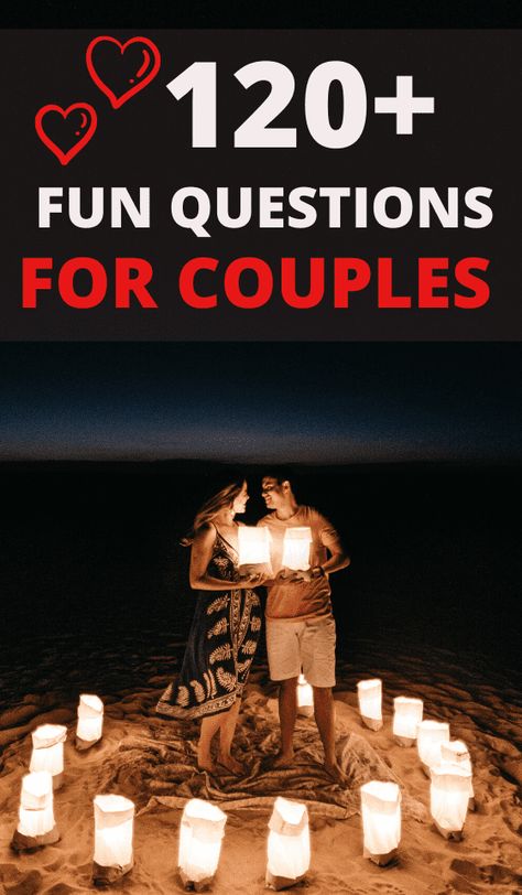 100 Fun Questions for Married Couples to Ask on Date Night! Romantic Would You Rather Questions, Pillow Talk Questions For Couples, Spouse Games, Questions Couples Should Ask Each Other, Questions For Couples To Ask Each Other, Couple Questions About Each Other, Questions For Couples To Reconnect, Couple Questions Funny, Would You Rather Questions For Couples