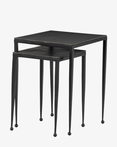 McGee & Co. Living Room Furniture – Page 10 Round Wood Side Table, Nesting End Tables, Pedestal Side Table, Aging Metal, Glass End Tables, Square Side Table, Mcgee & Co, End Table Sets, Marble Side Tables