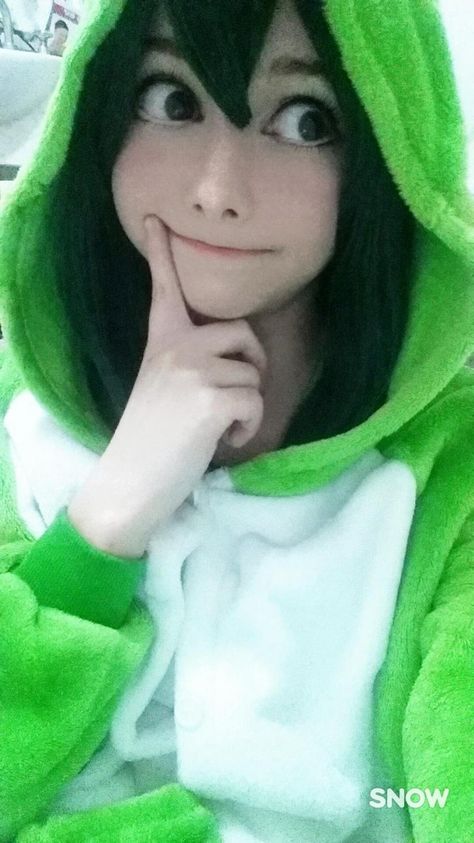 Some cool Tsuyu cosplay from Pettankochan - Imgur Bnha Cosplay, Mha Cosplay, Epic Cosplay, Amazing Drawings, Amazing Cosplay, Cute Cosplay, Cosplay Dress, Boku No Hero, Cute Pokemon