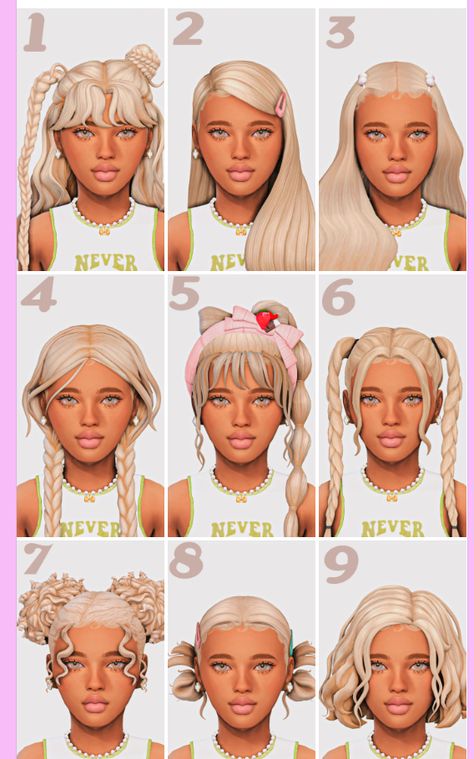 - Gamingwithprincess Sims 4alpha Hair, Sims 4 Cc Sets Hair, Sims 4 Cc Makeup Accessories, Sims 4 Cc Hair Set, Maxis Match Sims 4 Cc Accessories, Sims Cc Folder, Hair For Kids, Sims4 Clothing, Ts4 Mods