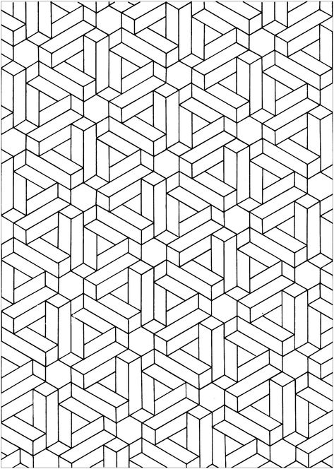 Op art relief illusion - An illusion of relief with nested shapes. From the gallery : Op Art. Just Color : Discover all our printable Coloring Pages for Adults, to print or download for free ! Optical Illusions For Kids, Kith Logo, Diy Pebble Art, Electron Transport Chain, Art Chakra, Etsy Poster, Nature Line, Tape Nail Art, Place Value Worksheets