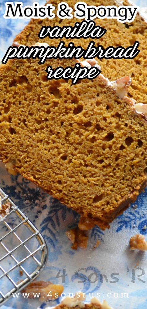 Pumpkin Loaf With Vanilla Pudding, Moist Pumpkin Loaf Recipe, Pumpkin Bread Using Vanilla Pudding, Pumpkin Bread Made With Instant Vanilla Pudding, Best Pumpkin Bread Recipe With Vanilla Pudding, Pumpkin Bread With Yellow Cake Mix Easy, Pumpkin Pudding Bread, Vanilla Pudding Pumpkin Bread, Pumpkin Vanilla Pudding Recipes