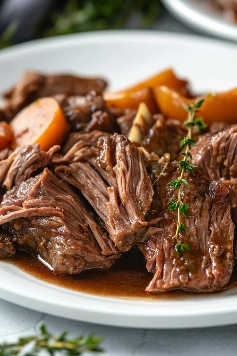 This easy chuck roast recipe comes with tender veggies and rich flavors, perfect for a comforting dinner. Chuck Roast Recipe, Blade Roast, Trendy Recipes, Roast Steak, Chuck Roast Recipes, Comforting Dinner, Beef Noodle Soup, Roast Beef Recipes, Beef Chuck Roast