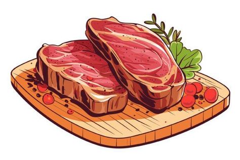 Grilled Steak Clipart Steak Clipart, Steak Grilled, Printable Illustrations, Grilled Steak, Steak, Grilling, Clip Art, Illustrations