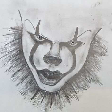 Jason Drawing Easy, Jason Voorhees Drawing Pencil, Terrifier Drawing Easy, Slasher Drawing, Drawing Ideas Horror, Simple Art Sketches, Scary Clown Drawing, It Drawings, Pennywise Drawing