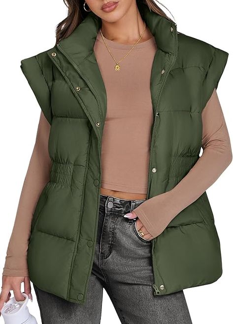 Discover the Perfect Blend of Style and Comfort this Season! Stay warm and look great with our trendy dark green puffer vest, perfect for a casual yet fashionable day out. This chic and modern vest features a high collar and zipper closure, ensuring you stay cozy and stylish. Pair it with a light brown long-sleeve top and dark gray skinny jeans for a versatile and stylish outfit. **Add a tou
.
#ad #DarkGreenPufferVestFashion
#CasualFashionOutfitIdeas
#VersatileWinterWearStyle
#ChicAccessoriesFor Women Puffer Vest, Long Outerwear, Womens Puffer Vest, Quilted Puffer Vest, Plus Size Bodycon Dresses, Plus Size Bodycon, Ball Gown Skirt, Boho Floral Dress, Tunic Tank Tops