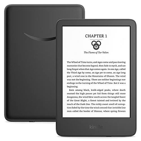 Kindle (2022 release) – The lightest and most compact Kindle, now with a 6” 300 ppi high-resolution display, and 2x the storage - Black : Amazon.ca: Everything Else Cool Tech Gifts, Kindle Oasis, Wind Rose, Amazon Fire Tv Stick, Amazon Devices, Dark Mode, Kindle Paperwhite, Ebook Reader, Amazon Kindle