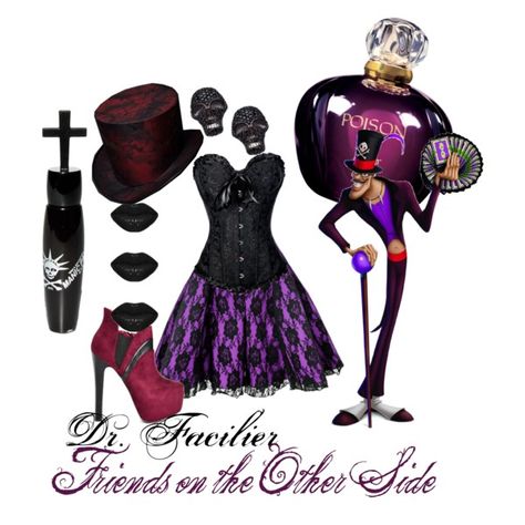 so gothic Disney Princess Inspired Outfits, Cartoon Halloween Costumes, Witches Night Out, Dr Facilier, Clown Halloween Costumes, Princess Inspired Outfits, Rotten To The Core, Steampunk Hat, Disney Villain