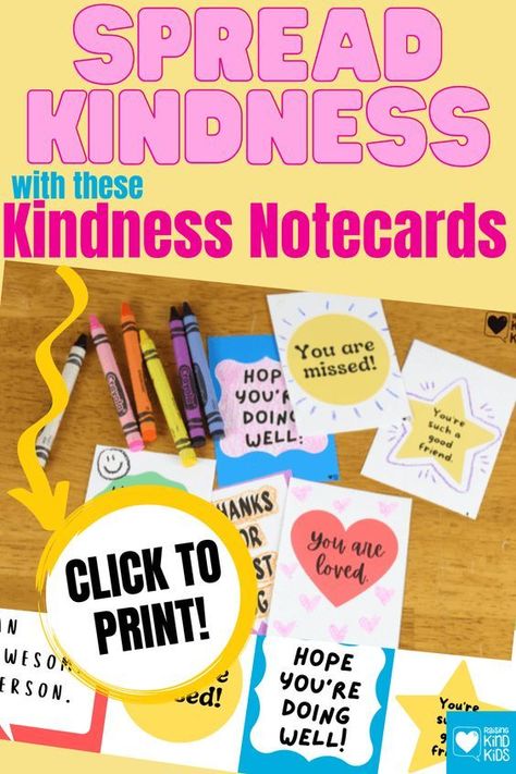 Use these kindness notecards from Coffee and Carpool to easily spread kindness and create happiness for friends, neighbors, and classmates and make kindness a habit. Snag this great activity to spread some happiness. Parenting Siblings, Kindness Board, Kindness Scripture, School Readiness Activities, Kindness Notes, Kindness Ideas, Boredom Busters For Kids, Kindness Gifts, Small Gestures