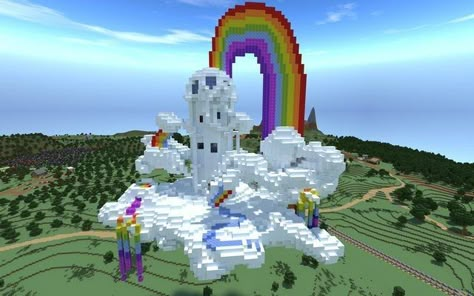 Candy Minecraft, Pretty Minecraft, Disney Minecraft, City Minecraft, Minecraft Toys, Bangunan Minecraft, Mc Ideas, Minecraft House Tutorials, Cool Minecraft Houses