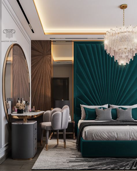 Master on Behance Indian Bedroom Decor, Feature Wall Bedroom, Luxe Bedroom, Modern Luxury Bedroom, Interior Design Software, Bed Design Modern, Bedroom Deco, Interior Design Concepts, Bedroom Decor Design