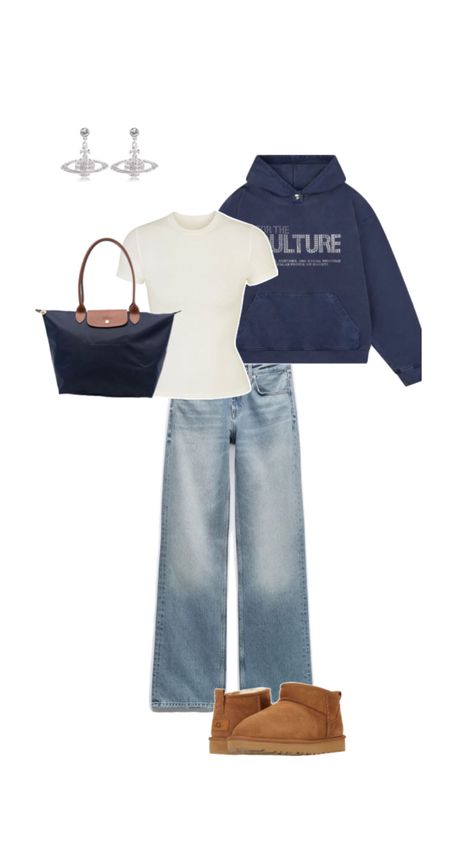 The culture, Skims, UGG’S ,Zara, Vivienne Westwood,Navy bag Canada Summer Outfit, Canada Summer Outfits, Canada School, School Trip Outfit, Aesthetic Mornings, American Outfits, Trip Outfit, Outfit For School, Basic Photo Editing