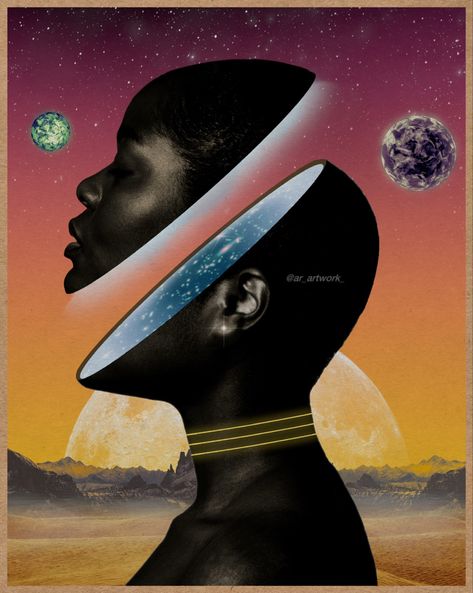 Afrofuturism Architecture, Afro Futurism Art, Afro Surrealism, Afro Futurism, Afrofuturism Art, Futurism Art, Instagram Visual, Abstract Painting Techniques, African Art Paintings