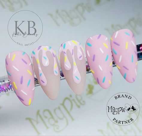 Easy Summer Nail Art, Nail Art Dessin, Summer Nails Art Designs, Winter Nails Designs, Nail Art Designs 2023, Sprinkle Nails, Summer Nail Art Designs, Summer Nails Art, Trendy Summer Nails