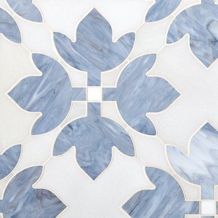 Blue Tile, Marble Mosaic Tiles, Tile Designs, Marble Mosaic, Organic Design, Marble Colors, Blue Marble, Mosaic Designs, Water Jet