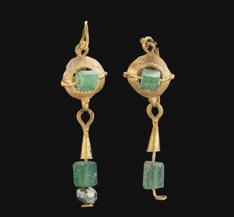 Roman Earrings, Roman Jewellery, Ancient Roman Jewelry, Byzantine Jewelry, Ancient Jewels, Art Pinterest, Roman Jewelry, Ancient Jewellery, Historical Jewellery