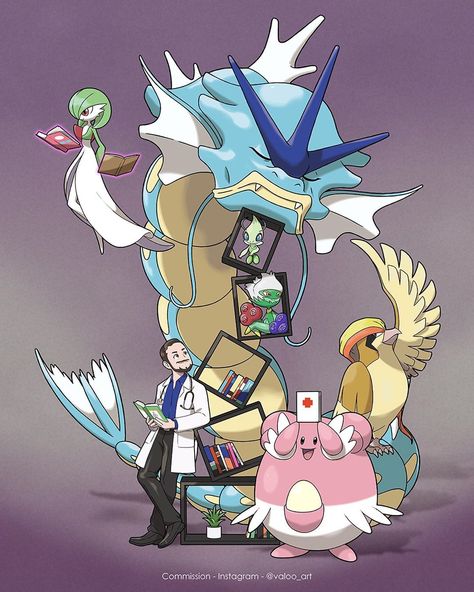 1,724 curtidas, 8 comentários - Valo (@valoo_art) no Instagram: “Doctor Hamad and his Pokémon Team! Commission done for @thebookprescription #pokemonswordshield…” Pokemon Dnd, Pokémon Teams, Art Pokémon, Pokemon Conquest, Megan Trainor, Pokémon Team, Pokemon Rpg, Pokémon Trainers, Pokemon Team