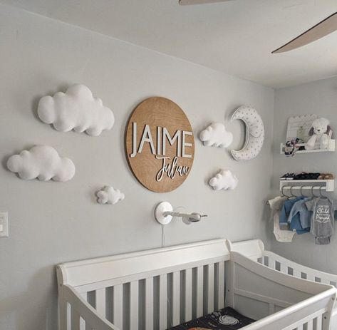 Cloud Nursery Theme, Cloud Wall Decor, Clouds Decor, Plastic Form, Cloud Nursery Decor, Hanging Clouds, Cloud Theme, Cloud Decoration, Clouds Nursery