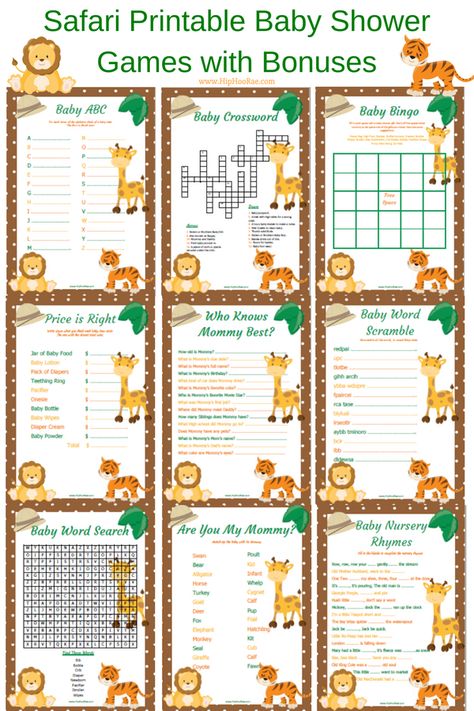 Decoracion Baby Shower Safari, Safari Printable, Jungle Baby Shower Decorations, Safari Baby Shower Boy, Lion Baby Shower, Jungle Safari Baby Shower, Baby Shower Safari Theme, Lion King Baby Shower, Baby Shower Party Games