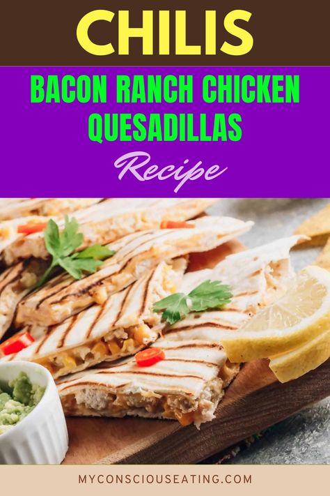 Bacon ranch chicken quesadillas Chicken Bacon Ranch Quesadilla, Bacon Ranch Quesadilla, Delicious Quesadillas, Chicken Quesadillas Recipe, Making Chili, Spicy Coleslaw, Bacon Ranch Chicken, How To Cook Chili, Chicken Quesadilla Recipe